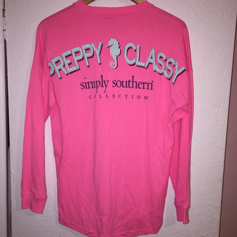 Simply southern preppy long sleeve T